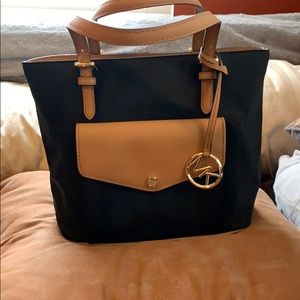 NWT Black and Tan Michael Kors small tote